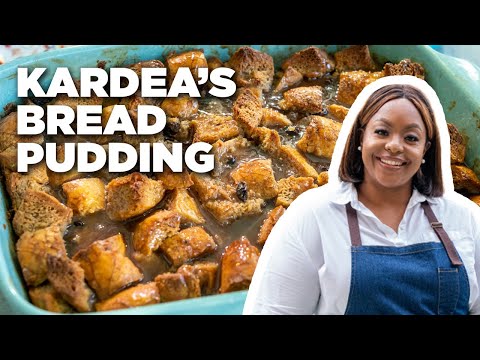 Kardea Brown's Not Your Grandma’s Bread Pudding | Delicious Miss Brown | Food Network