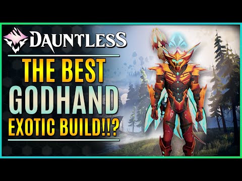 (OUTDATED)【Dauntless Reforged】BEST GODHAND EXOTIC BUILD!!? LASER BEAMS for DAYS!