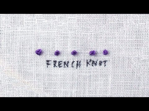 How to do a French Knot