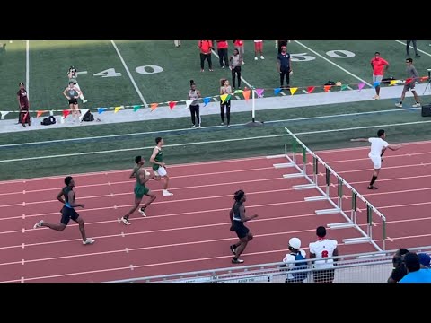 District 23/6A Boys 300m Hurdles Final