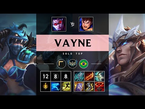 Vayne Top vs Garen - BR Challenger Patch 25.16