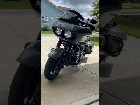 Harley Davidson Road Glide Shark Demon install #harleydavidson #harley #motorcycle #riding #hd