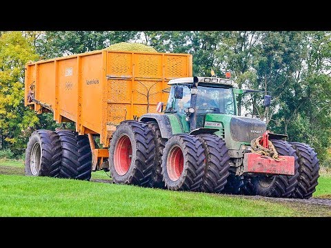 Krone BigX | Fendt 930 + Überladewagen | Maishäckseln im Moor