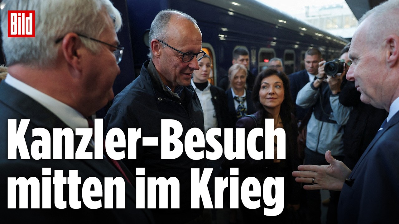 KIEW: Merz und Reiche reisen trotz russischer Warnungen ins Kriegsgebiet