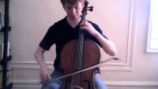 POPPER PROJECT #27: Joshua Roman plays Etude no. 27  for cello by David Popper (crazy fast!)