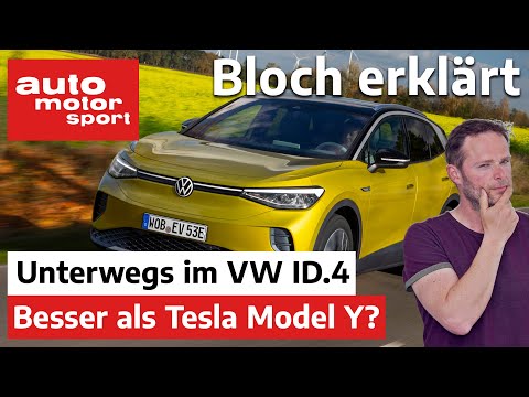 VW ID.4 im Fahrbericht: Besser als Tesla Model Y? – Bloch erklärt #123 (Review) | auto motor & sport