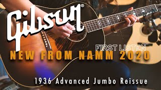 Video thumbnail for The New Gibson 1936 Advanced Jumbo Reissue Heritage Collection | Live Demo by Corner Music