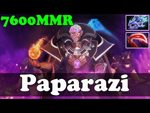 Dota 2 - Paparazi 7600 MMR Plays Invoker - Ranked Match Gameplay