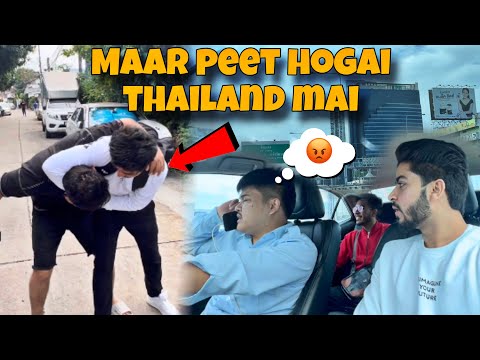 Thailand ate he ladaii hogai 😨 cab wale se