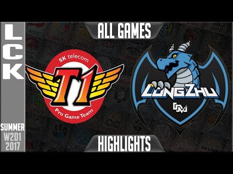 SKT T1 vs Longzhu Gaming Highlights ALL GAMES | LCK Week 2 Day 1 Summer 2017 | SKT vs LZ