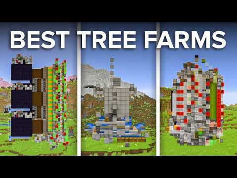 Tree Farms WORTH Building in Minecraft 1.21.9