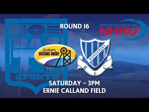 2018 NHRU Round 16 Premier 1 - Southern Beaches v Wanderers
