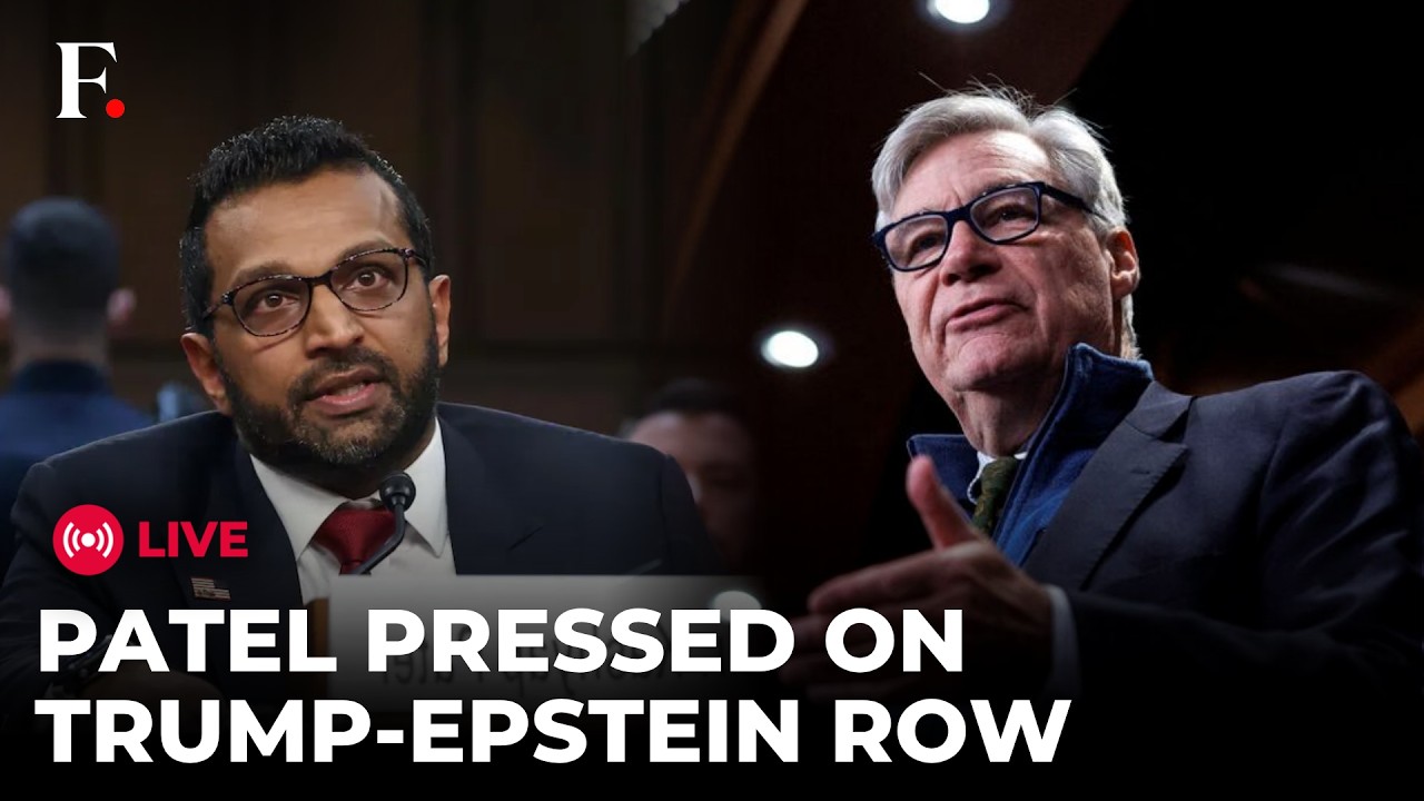 US Senate LIVE: Senator Whitehouse Confronts Kash Patel Over Trump Epstein Allegations