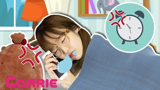 엄마 5분만 더 자고 싶어요!! 내가 늦잠 자는 이유 | 모모로운생활 | 생활동화