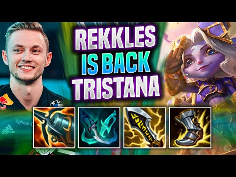 REKKLES BRINGS BACK TRISTANA IN PRESEASON 2022! - KC Rekkles Plays Tristana ADC vs Ezreal!