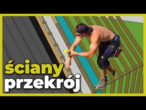 Cross-section of the external walls in the SMALL Frame House!!