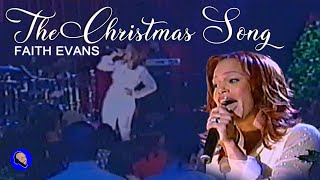 Faith Evans - The Christmas Song LIVE 2001 (Chestnuts Roasting On An Open Fire) Nat King Cole cover