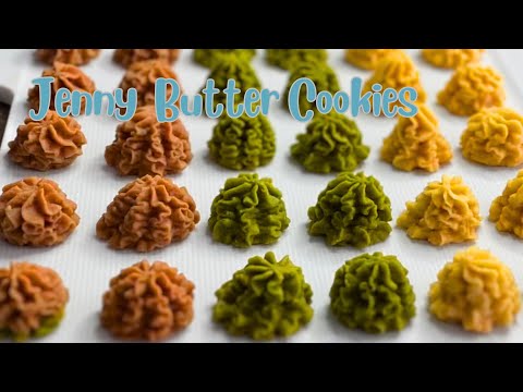 Jenny Cookies | Butter Cookies | 珍妮曲奇 [Soothing Baking]
