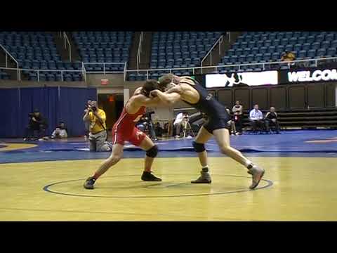 157 lbs c sf, Johnny Gresheimer, Edinboro, PA vs Hadley Harrison, Clarion, PA