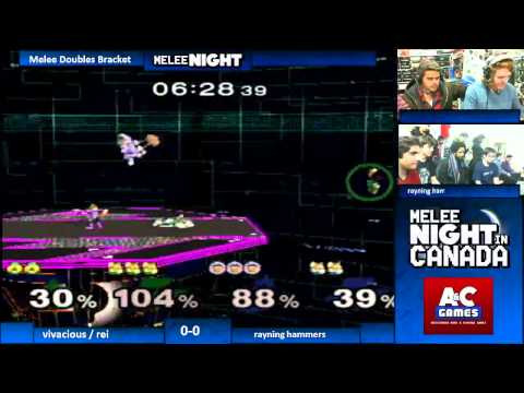 Melee Night In Canada 2 Part 2 - Doubles+Doubles Grand Finals