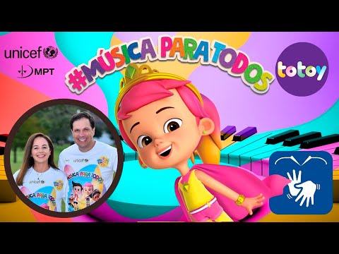 Capa de Música Infantil Totoy -  Isa Vaal e Andre Vaz no MÚSICA PARA TODOS  - LIBRAS