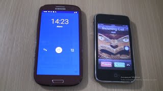 Ringing Alarms+Incoming call at the Same Time Samsung Galaxy S3 Android 11+Iphone 3Gs