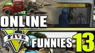 preview picture of video 'GTA V Online FUNNIES #13 (Ratloader, The Journey, and LOW Car!)'
