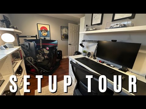 Tour of My Sim Racing Rig and Home Office Setup: The Ultimate Blend of Work and Play