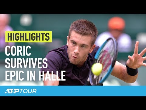 Теннис Coric, Khachanov Win Epic Matches In Halle | HIGHLIGHTS | ATP