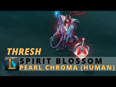 Spirit Blossom Thresh Human Form Pearl Chroma - League Of Legends