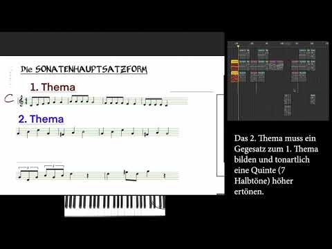 Die Sonatenhauptsatzform einfach erklärt