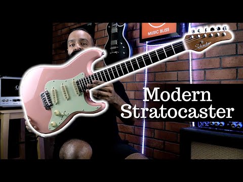 BETTER THAN FENDER? Schecter Nick Johnston Traditional Strat Style Guitar Demo