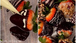recipe for chocolate dipped strawberries food network