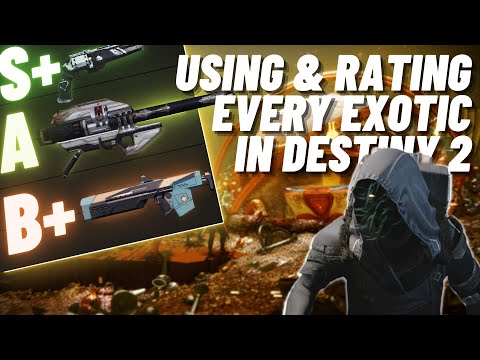 LIVE - USING EVERY EXOTIC WEAPON IN DESTINY 2 THEN RANKING THEM (HIGH STAKES)!