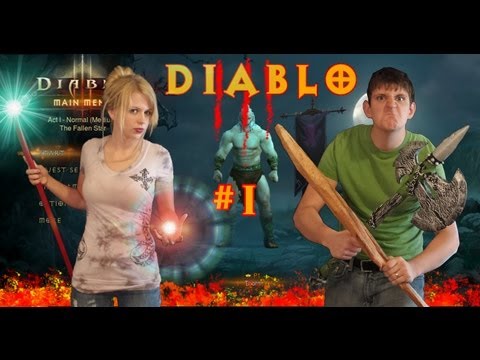Diablo III Xbox 360 Multiplayer - We're Naked - Part 1