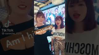 このコラボは意外？😂 Am I hiding?