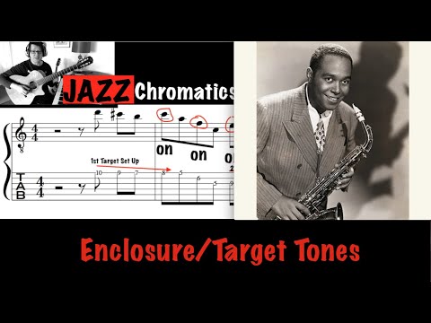 Target Tones/Enclosure Jazz Chromatics guitar/music theory Lesson