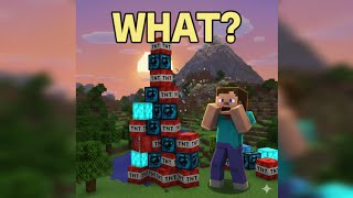 Exploding different types of tnt .Crafting and building gameplay.