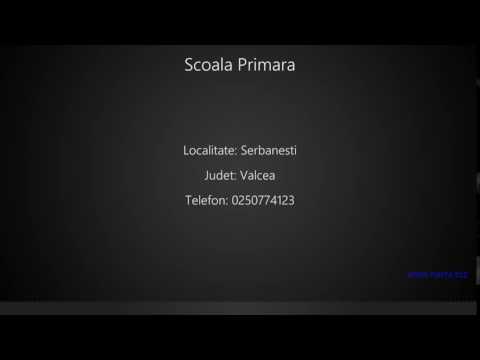 Scoala Primara Serbanesti