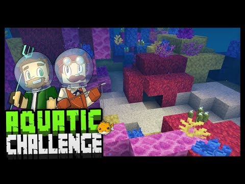 SystemZee - DOLPHINS, CORAL, & CURSED PANTS!? - Minecraft Aquatic Challenge - #5