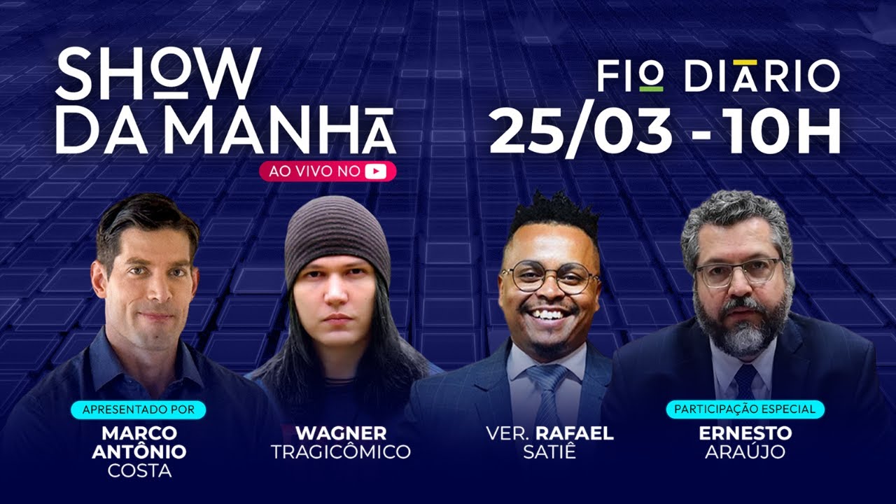 SHOW DA MANHÃ - BOLSONARO PODE VIRAR RÉU NO STF - 25/03/2025