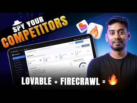 Build an AI Competitor Analysis Tool with Lovable AI & Firecrawl | Full Tutorial