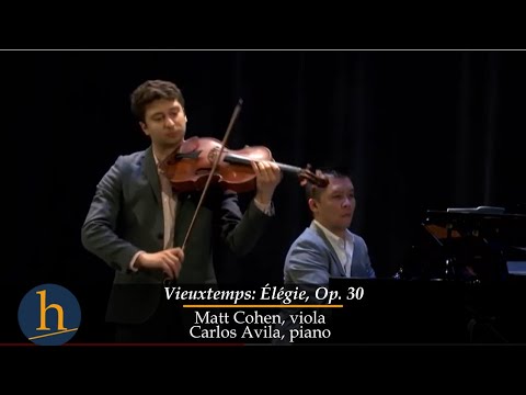 Heifetz On Tour: Vieuxtemps: Élégie, Op. 30 for Viola & Piano | Matt Cohen & Carlos Avila