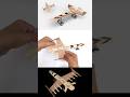Ice Cream Sticks Diy Aeroplane Icecreamstickcraft Icecreamstickaeroplane Diy Fyp Shorts Viral