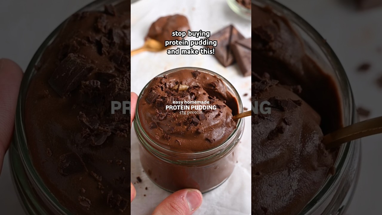 Search “MattsfitChef Protein Pudding” for the recipe! #highprotein #proteinsnack #chocolate