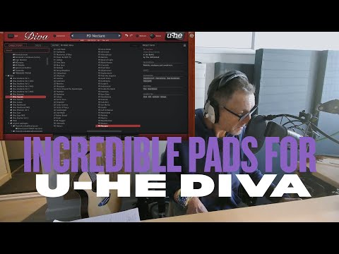 Lush moving incredible synth pad patches for the u-he Diva Synth: Cassini set by The Unfinished