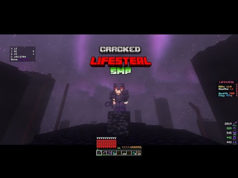 mugetsuLIVE - CRACKED MINECRAFT LIFESTEAL SMP | 1.18/1.17/1.16 | CLAN WARS | CRAFT HEARTS | INDIA