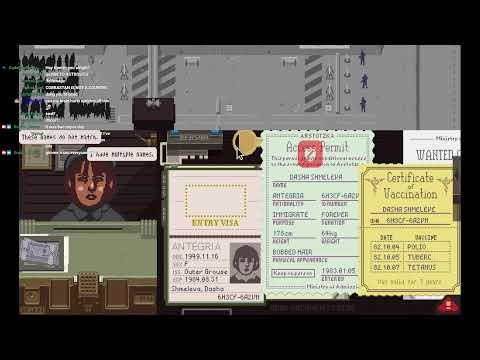 SPEEDRUN CHALLENGE SPECIAL: PAPERS PLEASE ALL TOKENS + ENDING 20/20!