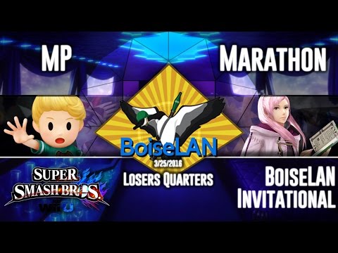 BoiseLAN Invitational: MP (Lucas) Vs. Marathon (Robin) - SSB4 Singles Losers Quarters