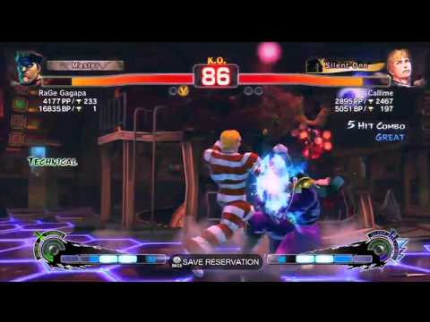 SSF4 AE: Rage Gagapa (M. Bison) VS Callime (Cody)